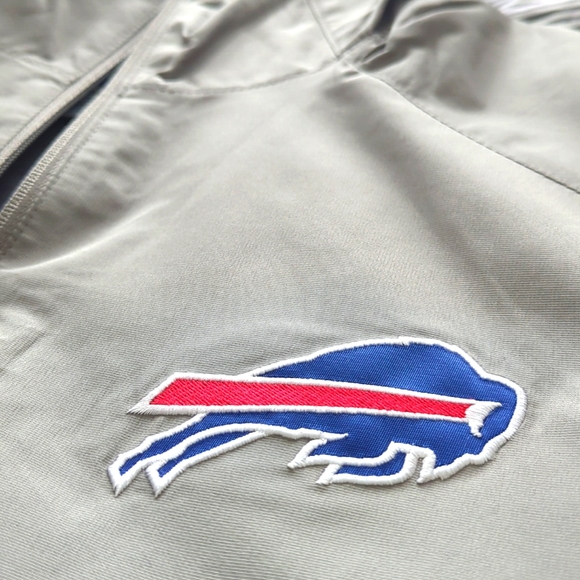 Reebok Buffalo Bills Grey Zip Pullover US Medium - Picture 4 of 12